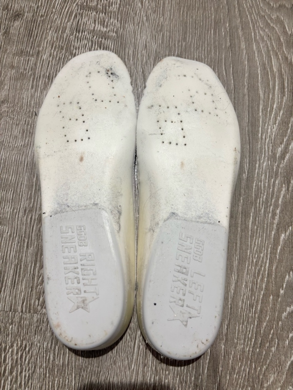 Golden Goose Hi Star Sneakers White Black Star EU 40 US 9 - Picture 9 of 11